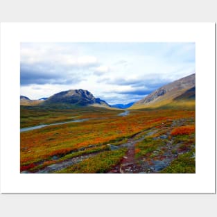 Kungsleden (The Kings Trail), Sweden Posters and Art